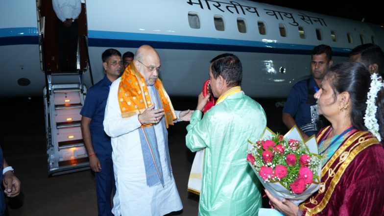India News | Pralhad Joshi Welcomes Amit Shah to Hubballi for Medical College Inauguration
