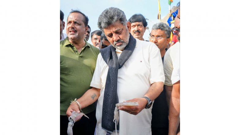 India News | Karnataka: DK Shivakumar Visits Mangaluru Harbour, Warns of Action over Business Halt During Inspection