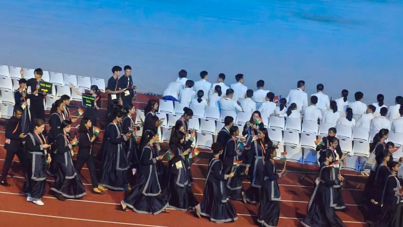 Sports News | Pawan Sehrawat, Manu Bhaker Lead Indian Contingent at Asian Games 2026 Opening Ceremony