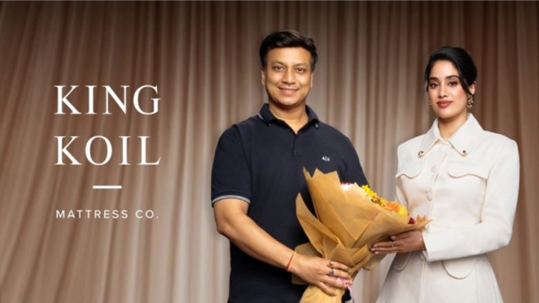 Business News | King Koil Names Janhvi Kapoor as New Brand Ambassador, Launches New Global Identity