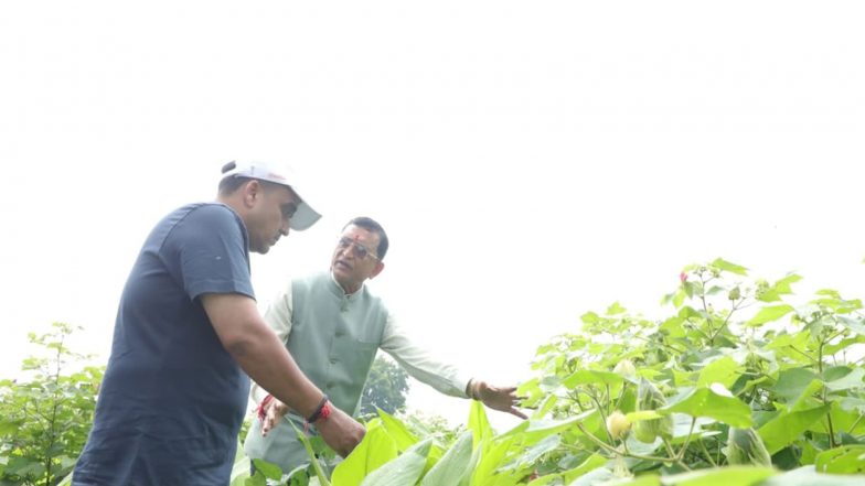 India News | Gujarat DyCM Sanghavi Interacts with Farmers During &lsquo;Prakruti Krushi Samvad&rsquo; in Gujarat&rsquo;s Halol Under Seva Sankalp Abhiyan