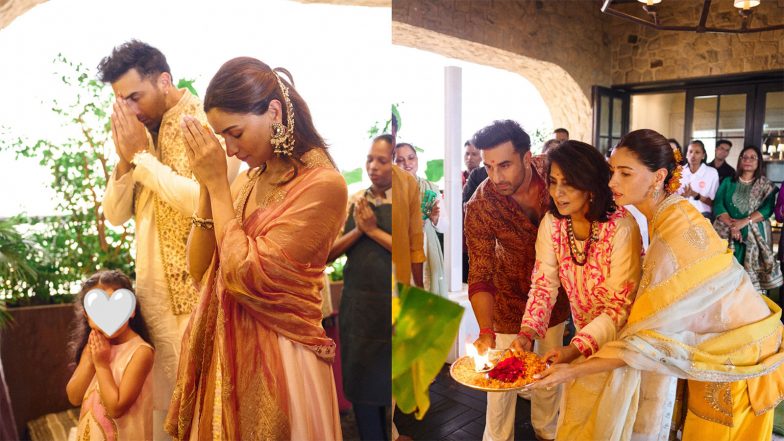 Entertainment News | Alia Bhatt Gives Peek into Kapoor Family&rsquo;s Ganesh Chaturthi Festivities with Ranbir, Raha