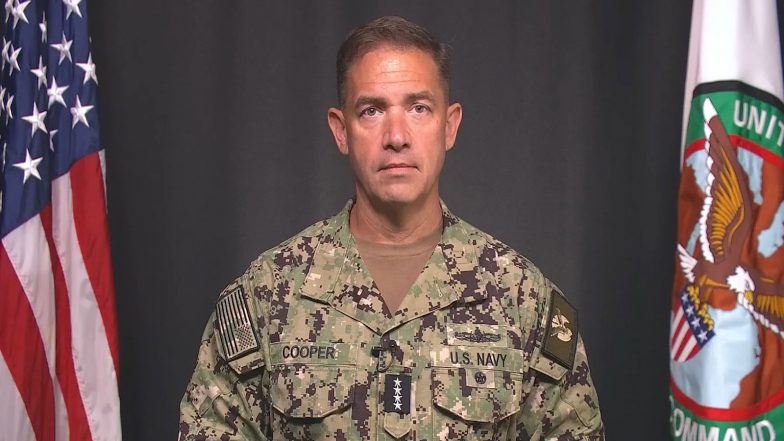 World News | US CENTCOM Commander Reaffirms Joint Efforts to Secure Strait of Hormuz Navigation