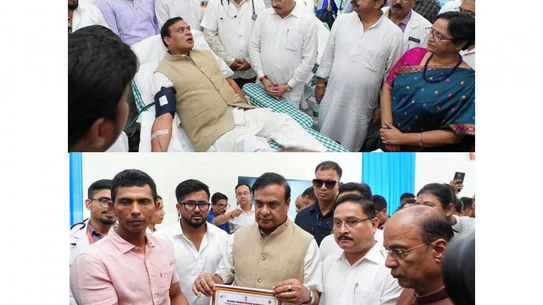Entertainment News | On Zubeen Garg's Death Anniversary, Assam CM Himanta Biswa Sarma and Ministers Donate Blood at Special Camp