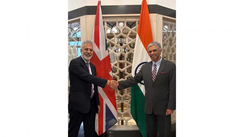 World News | India, UK Discuss Further Deepening Bilateral Partnership