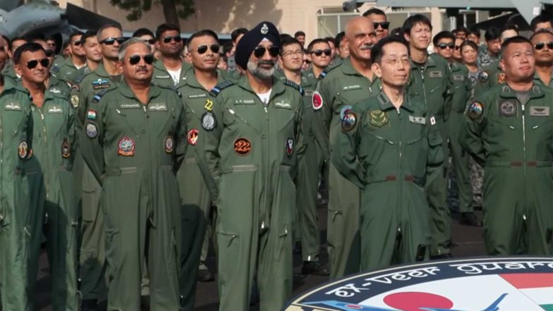 World News | India, Japan Air Chiefs Attend 'Exercise Veer Guardian-2026' at Jodhpur Air Force Station