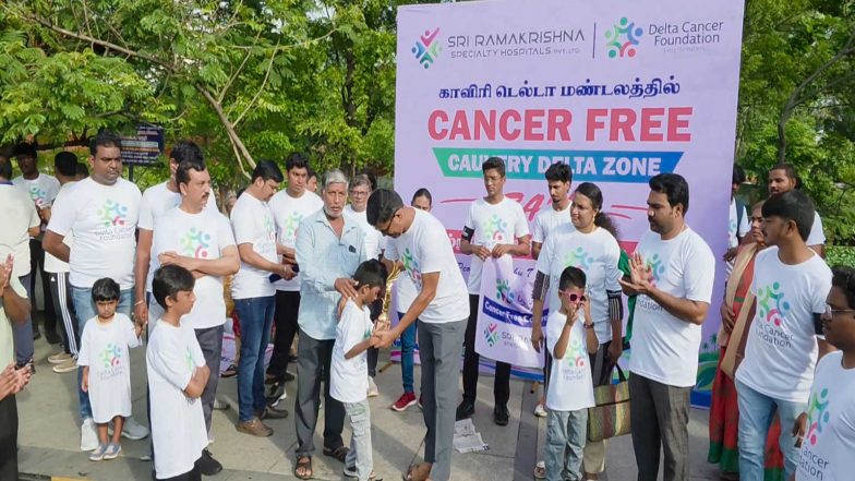 India News | World Physiotherapy Day Awareness Rally Held in Tiruchirappalli; Children with Disabilities, Elderly Stroke Survivors Participate