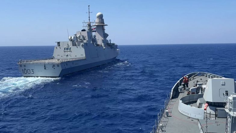 World News | INS Trishul Concludes Alexandria Port Call After PASSEX with Egyptian Navy