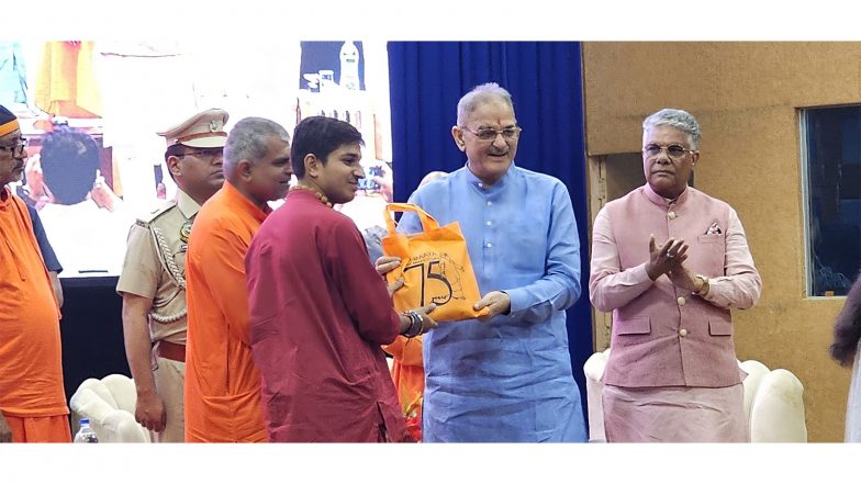 India News | Himachal Governor Praises Chinmaya Mission's Spiritual Legacy at Chinmaya Tapovan Amrit Mahotsav