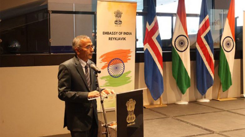 World News | Indian Embassy in Iceland Celebrates UP Diwas, Highlights Cultural Heritage and Investment Potential