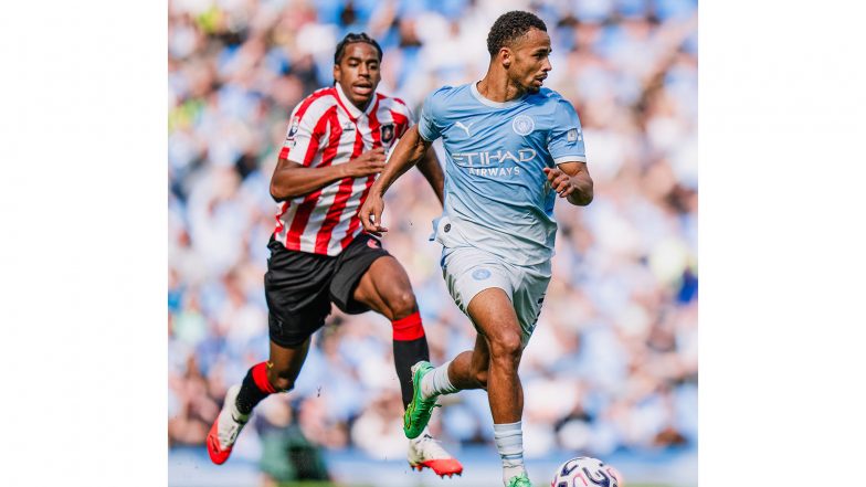 Sports News | Manchester City Edge Sunderland 5-3 in Eight-goal Thriller to Go Top of Premier League Standings