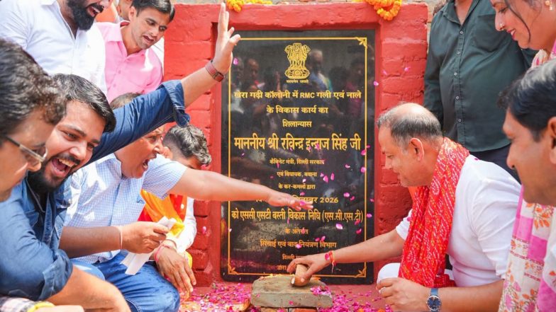 India News | Delhi: Development Works Gain Momentum in Upvan Apartment, Khera Garhi Extension; Construction of Roads, Streets and Drains Commences