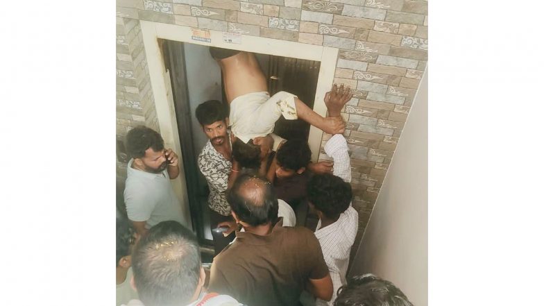 India News | Man Trapped Between Lift, wall in Hyderabad's Moosapet Rescued After 90-minute Operation   