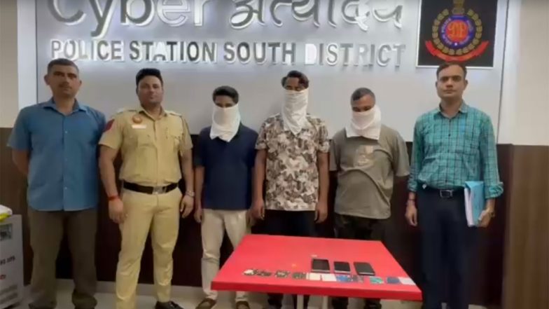 India News | Delhi Police Bust APK-based Cyber Fraud Syndicate; Three Arrested from Ahmedabad