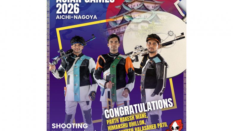 Sports News | President Droupadi Murmu Hails Rudrankksh, Parth and Himanshu for Asian Games Shooting Silver
