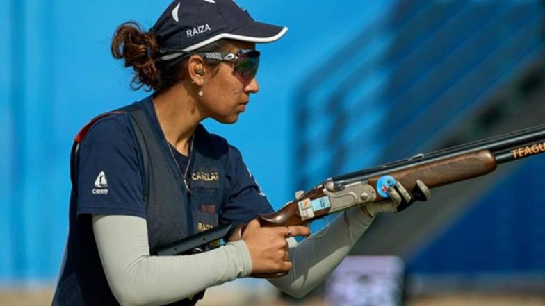 Sports News | Asian Games 2026: Indian Women Skeet Shooters End Day One in Dominant Fashion