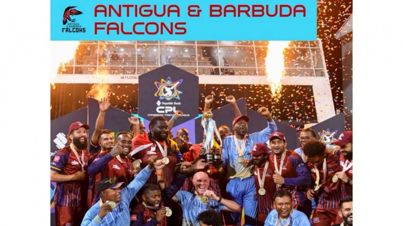 Sports News | Antigua, Barbuda Falcons Win Maiden CPL Title After Eight-wicket Victory over Jamaica Kingsmen