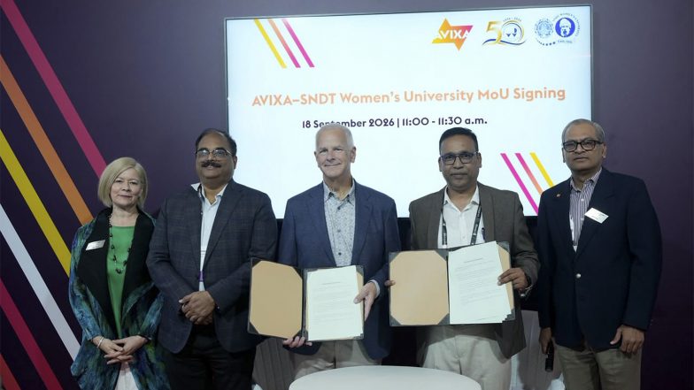 Business News | AVIXA Signs MoU with SNDT Women's University to Bridge Industry-Academia Gap and Empower Women in India's Growing AV Sector