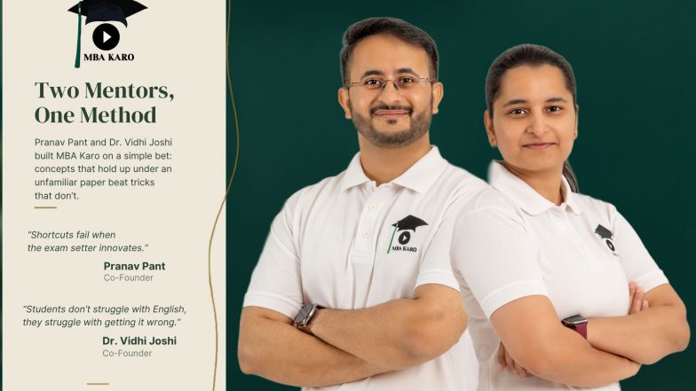 Business News | MBA Karo Strengthens Its All-in-One MBA Entrance Prep Model With a New Wellbeing Push