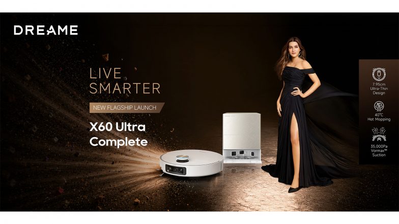 Business News | Dreame Technology Launches Flagship X60 Ultra Complete Robot Vacuum in India, Redefining Whole-Home Cleaning with Smarter Intelligence and Powerful Performance