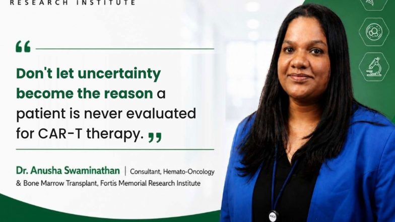 Business News | Why Early Referral Is Becoming Central to CAR-T Outcomes in India