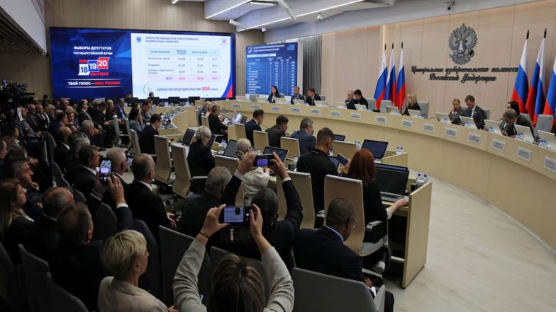 World News | Putin-backed United Russia Party Wins Record 355 Seats in State Duma Elections