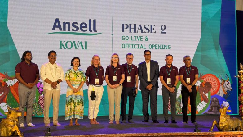 Business News | Ansell's Investment in India to Strengthen Supply to Key Strategic Markets and Enhance Customer Centricity