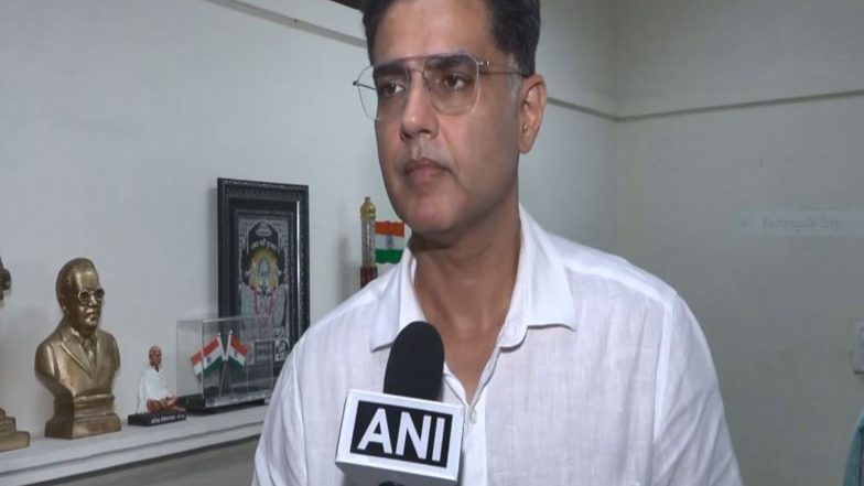 India News | “AAP Government in Punjab Has Failed to End Drug Problem”: Sachin Pilot