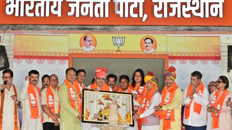 India News | BJP Leads Rajasthan Urban Local Body Chief Polls with 200 Seats, Congress Wins 94