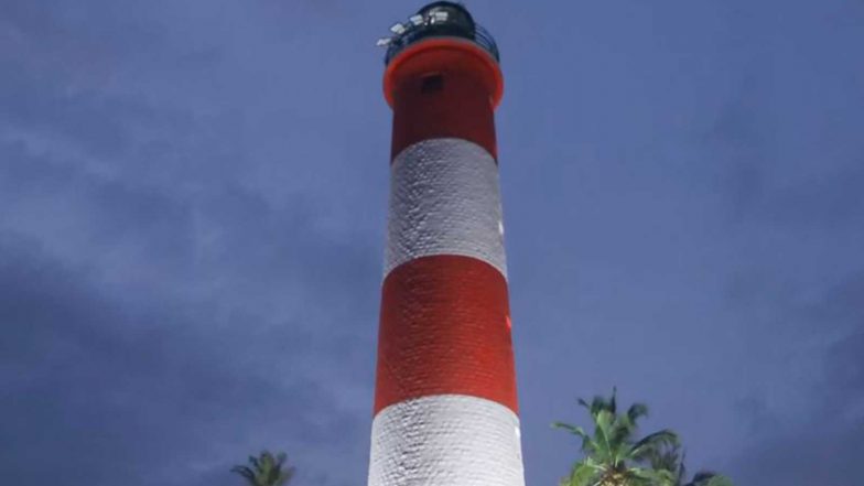 India News | Vizhinjam Lighthouse Illuminated on 99th Lighthouse Day Celebrations 