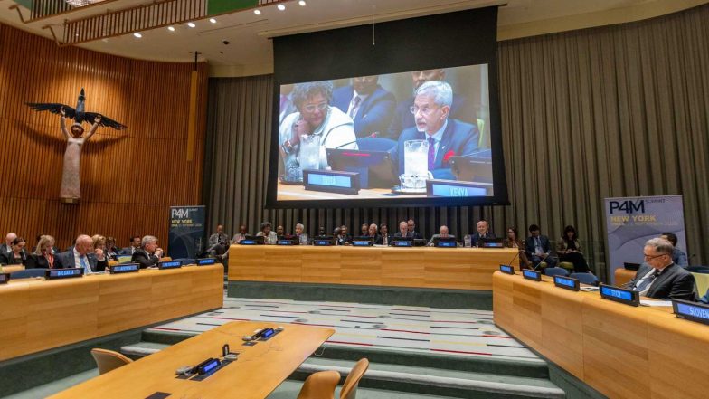 World News | India, P4M Co-sponsors Pledge Joint Efforts for Peace, Multilateral Reform at First Summit