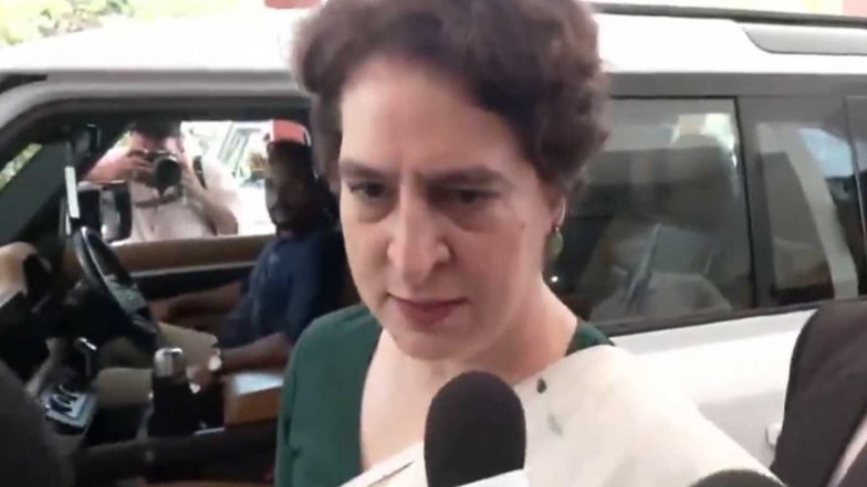 India News |  'No Point in Talking About Big Schemes if Women Are Not Safe': Priyanka Gandhi on Jamui Case