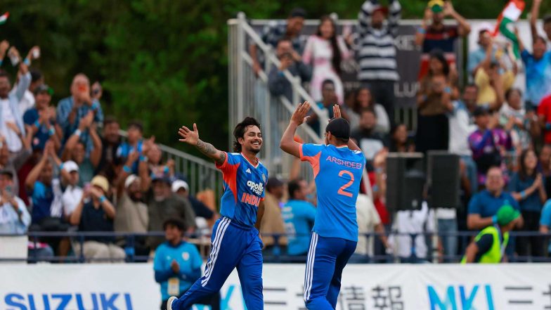 Sports News | Axar’s Final-over Heroics Help India Edge Japan by Two Runs in Historic One-off T20I
