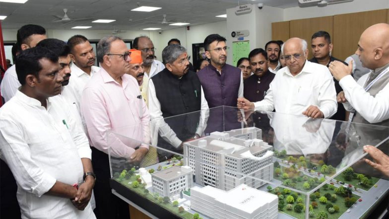 India News | Gujarat Chief Minister Bhupendra Patel Inaugurates 317-Bed UNM Transitional Hospital in Vyara