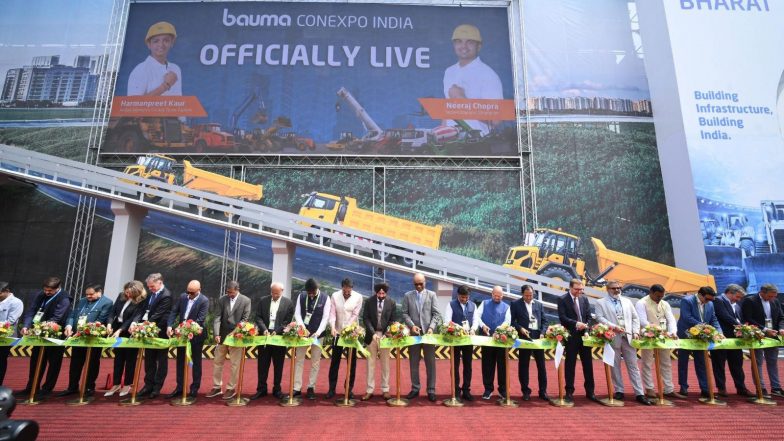 Business News | Bauma CONEXPO INDIA 2026 Opens in Greater Noida with Government and Global Industry Leaders