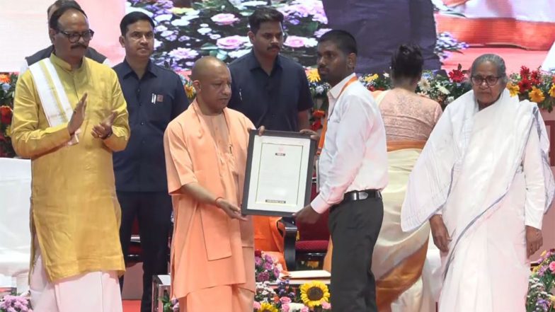 India News | UP CM Yogi Adityanath Distributes Appointment Letters to 3,567 Secondary Education Teachers, Principals