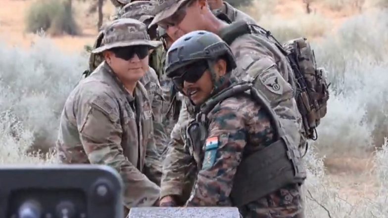 World News | Indian and US Army Troops Train Side by Side in Exercise Yudh Abhyas 2026 to Boost Combat Readiness