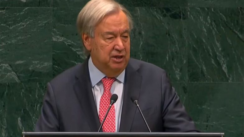 World News | UN Chief Antonio Guterres Warns of Cascading West Asia Conflicts and Widening Global Divides at 81st UNGA Session
