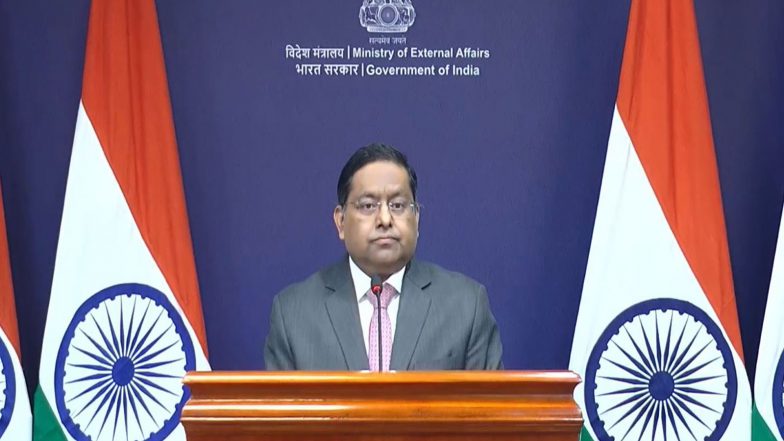 World News | India Condemns Pakistani Airstrikes on Afghan Provinces, Says It Vitiates Regional Peace and Security