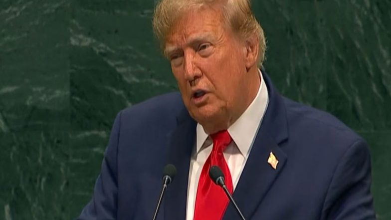 World News | Isolate Iran Economically: Donald Trump Urges Nations in UNGA Address