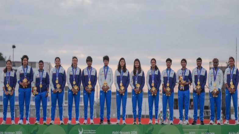 Sports News | Golden Tuesday for India: Women’s Cricket Bags Gold, Badminton and Wushu Assure Medals at Asian Games