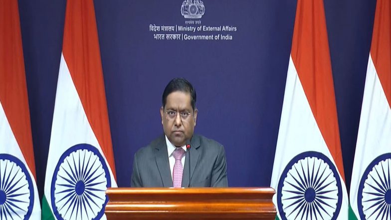 World News | Pakistan Has Habit of Misrepresenting Facts, Propagating Falsehoods to Serve Its Malicious Propaganda: MEA
