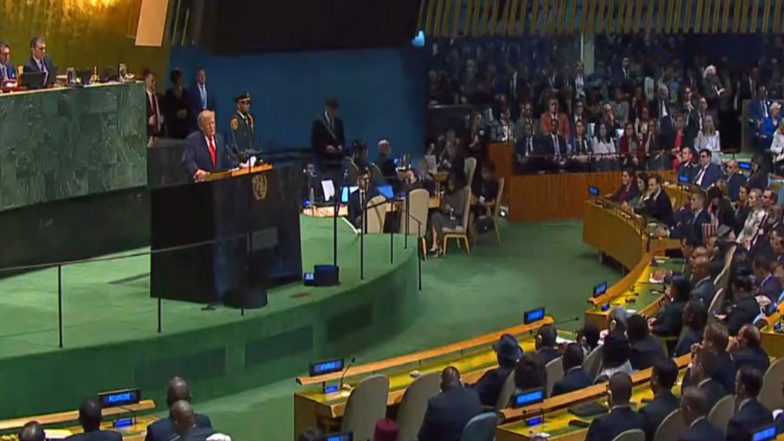 World News | As Trump Makes Threat of Annihilation, Iranian Delegates Walk out of UNGA