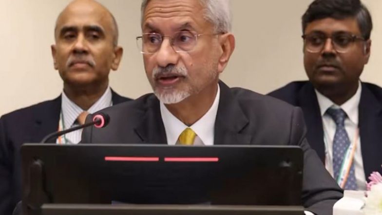 World News | EAM Jaishankar Calls for Stronger Ties with Latin American, Caribbean States, Says Trade Crosses USD 50 Billion