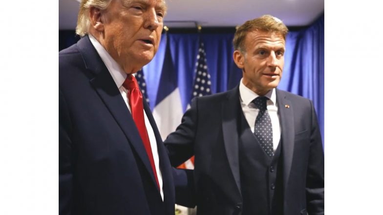 World News | French President Macron Stresses on Need to Open Hormuz to Address Energy Crisis in Key Meet with Trump