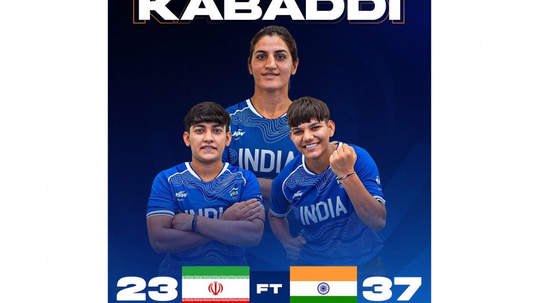 Sports News | Asian Games 2026: India Women’s Kabaddi Team Beats Iran 37-23