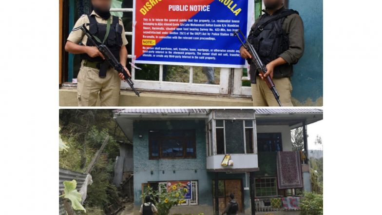 India News | J-K: Baramulla Police Attaches Residential Property Under UAPA in Terror-related Case