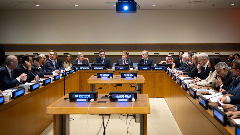 World News | Carney, Guterres Call for Two-state Solution at UN Meeting on Lasting Israel-Palestine Peace