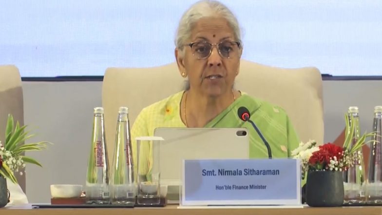 Business News | BRICS Economies Must Have Say in Global Tax Rules as Negotiations Shape Cross-border Taxation: FM Sitharaman