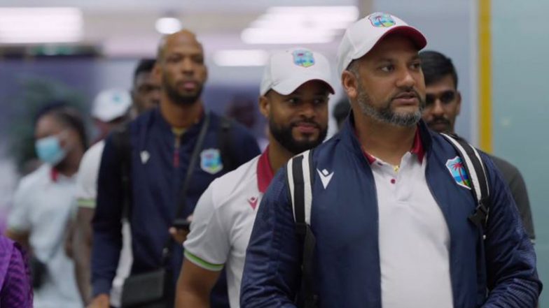 Sports News | West Indies Team Arrive in Thiruvananthapuram for First ODI Against India on September 27